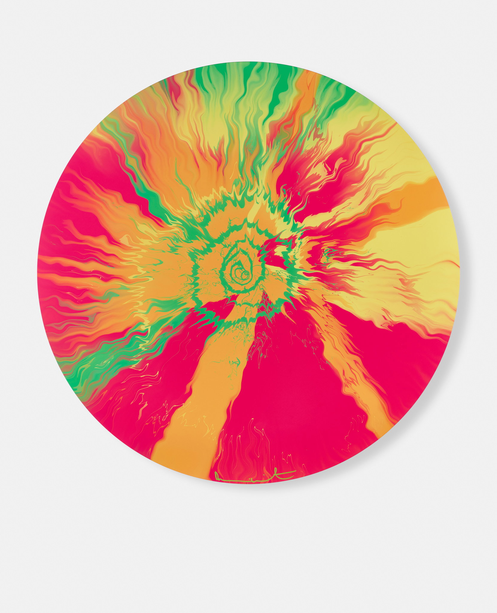Beautiful, Ever Free, Yet Bewildering Bursting River Painting image #1 main image