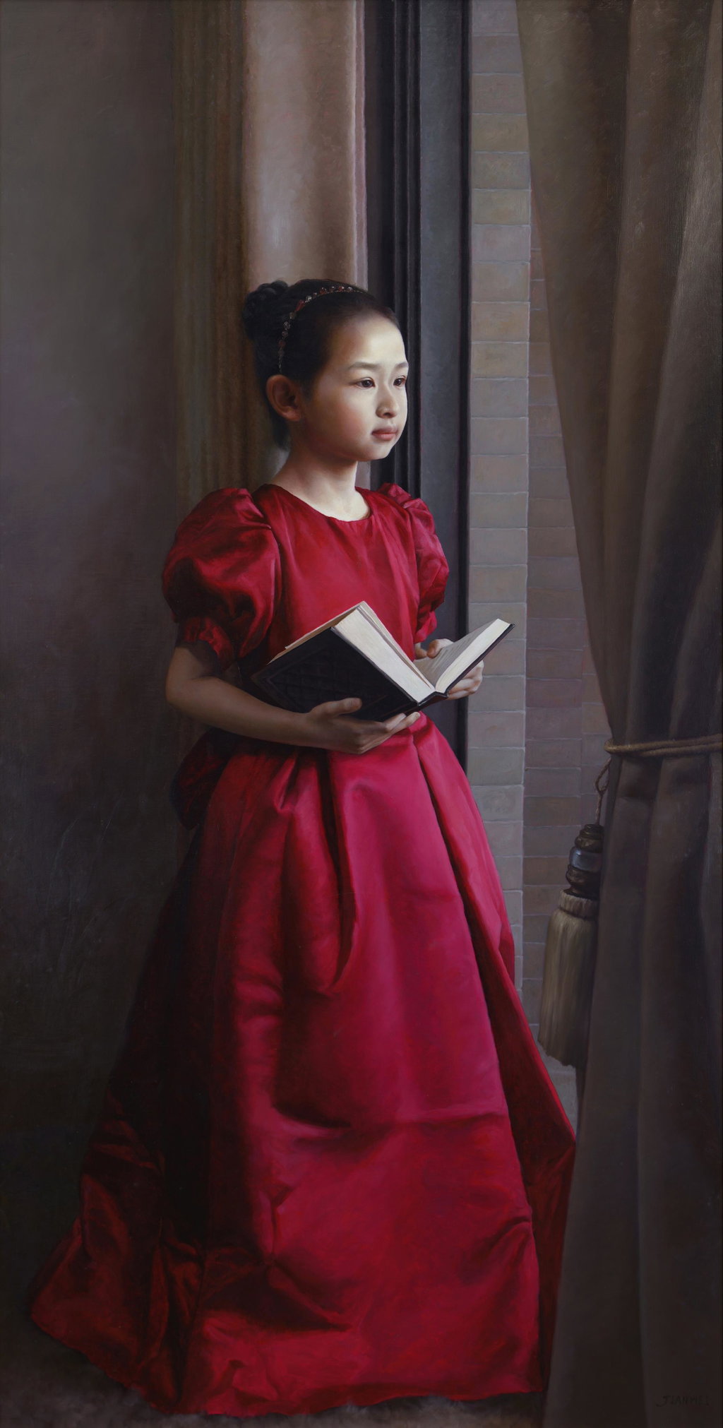 Fragrance of Books II by Wu Jianwei sold for $33,000. Image courtesy of Sotheby's