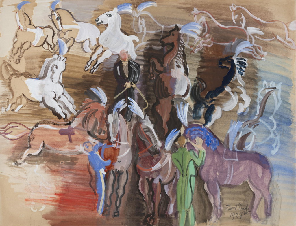 Chevaux de cirque. Image courtesy of Christie's