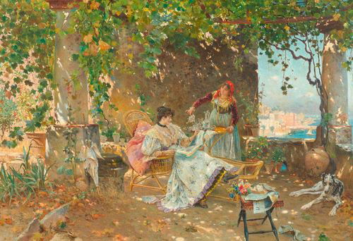 Summer in Rome by Cesare Tiratelli sells for $36,700