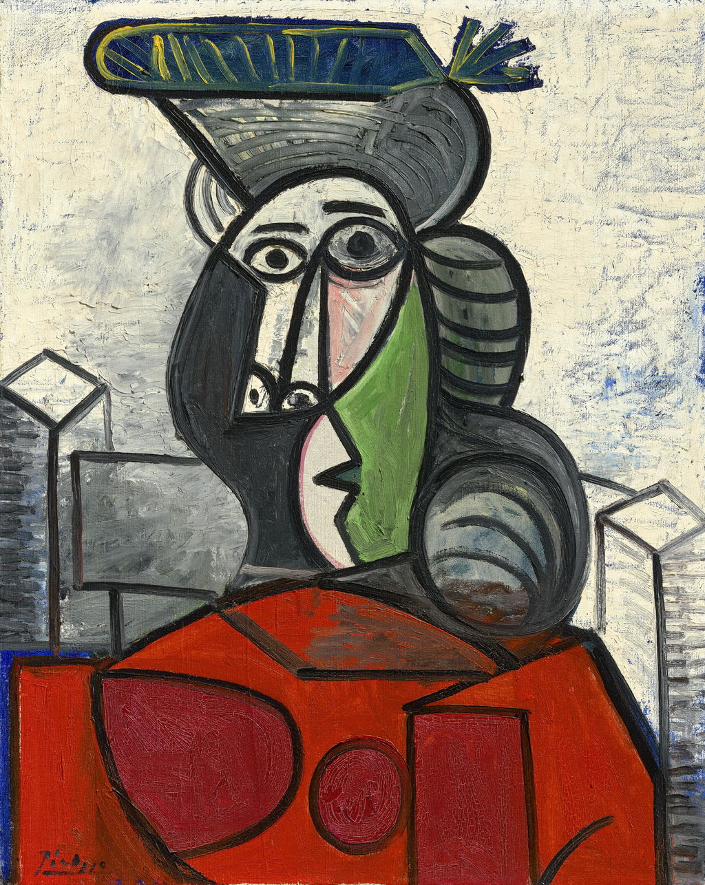 Buste de femme by Pablo Picasso sold for $25.29m.
Image courtesy of Christie's