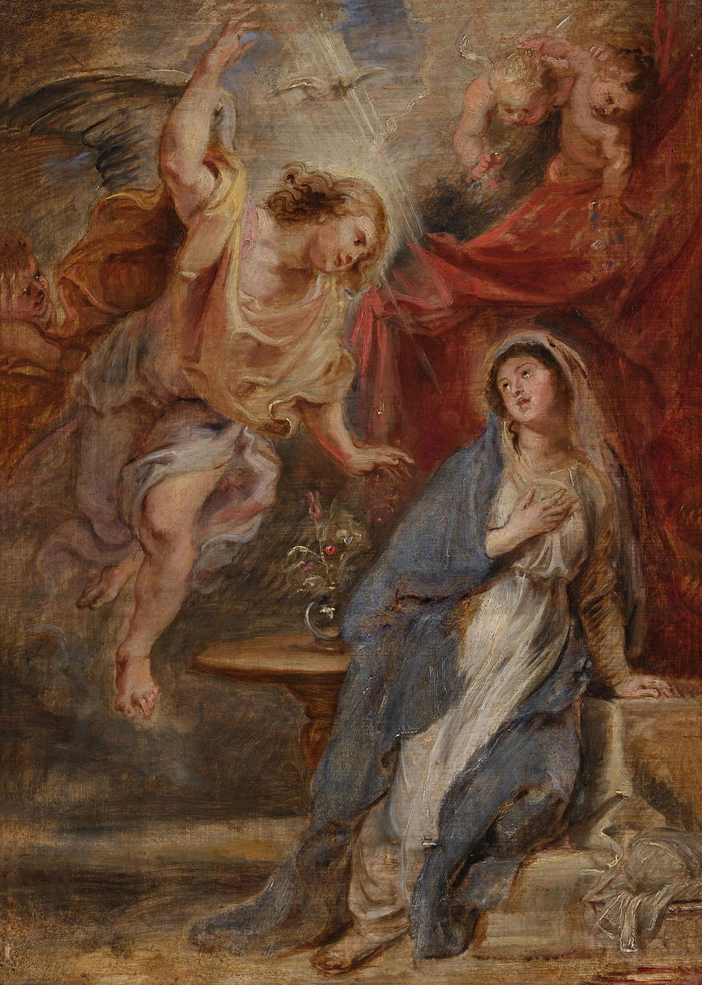 Annunciation by Peter Paul Rubens sold for $4.8m.
Image courtesy of Sotheby's