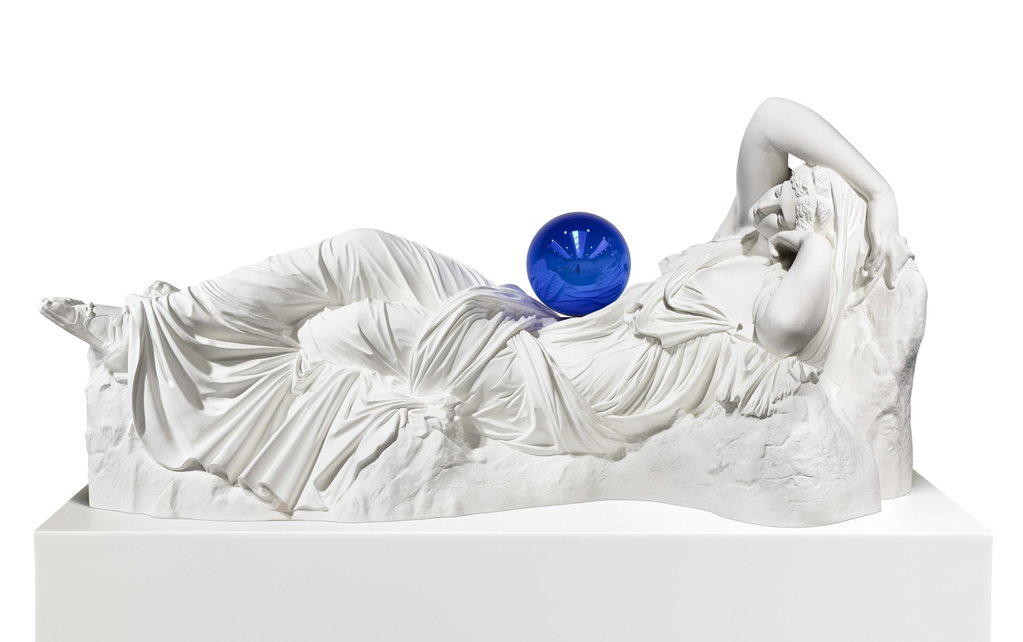 Gazing Ball (Ariadne) by Jeff Koons estimated at $463,200 (low) to $727,900 (high). Image courtesy of Christie's