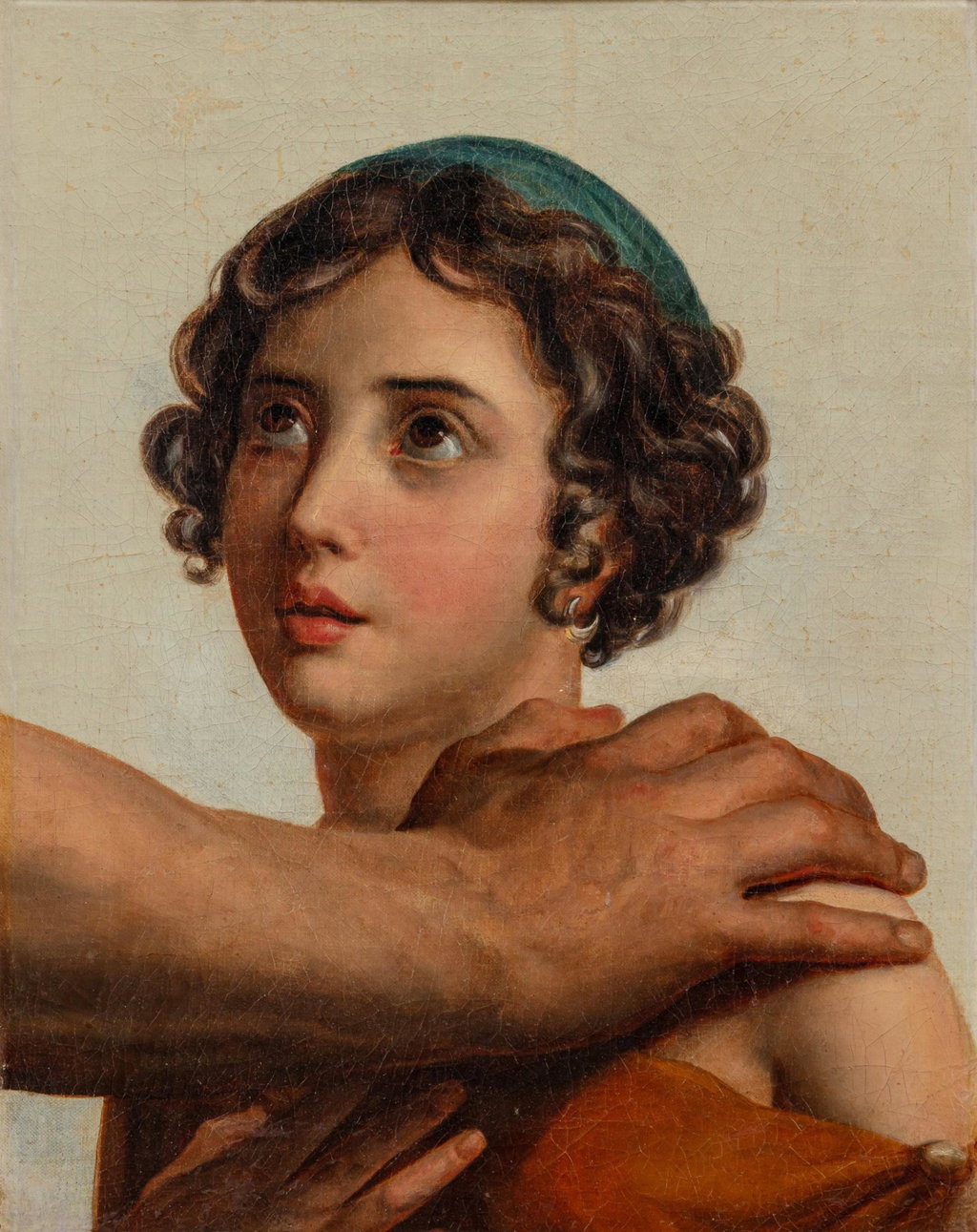 Euplocamie, Daughter of the Shepherd Glaucus: fragment of Homer by Francois Gerard sold for $73,800. Image courtesy of Sotheby's