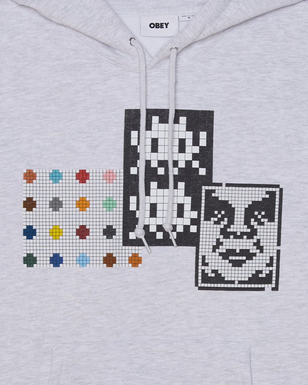 Triple Trouble Pullover Hood - Heather Grey image #3