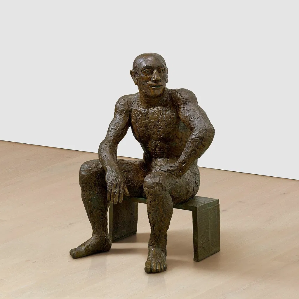 Seated Man II by Elisabeth Frink sold for $573,600.
Image courtesy of Phillips