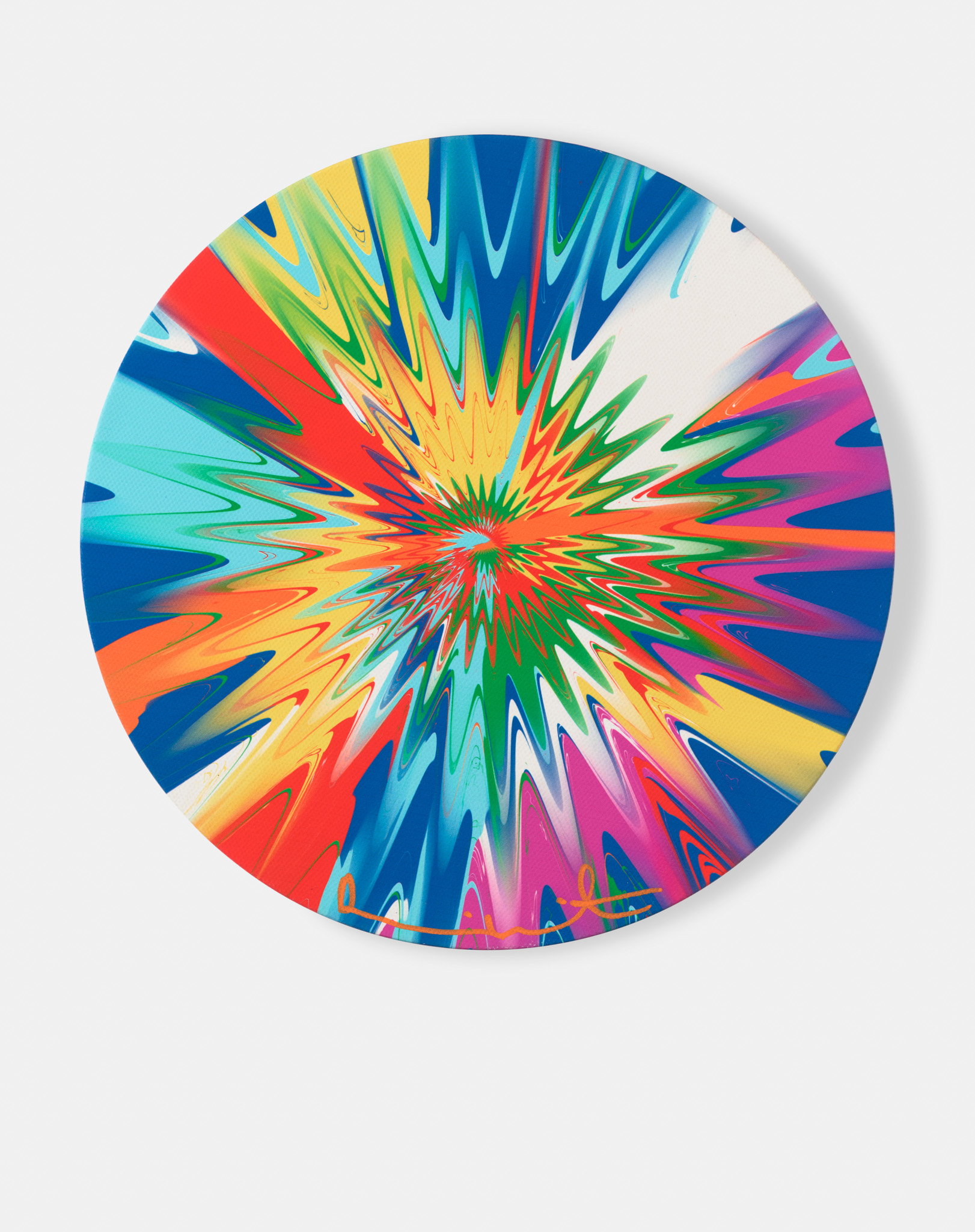 Beautiful, Sufficiently Different, Highly Divergent, Already Present, Original And Suggestive Implosion Painting image #1 main image