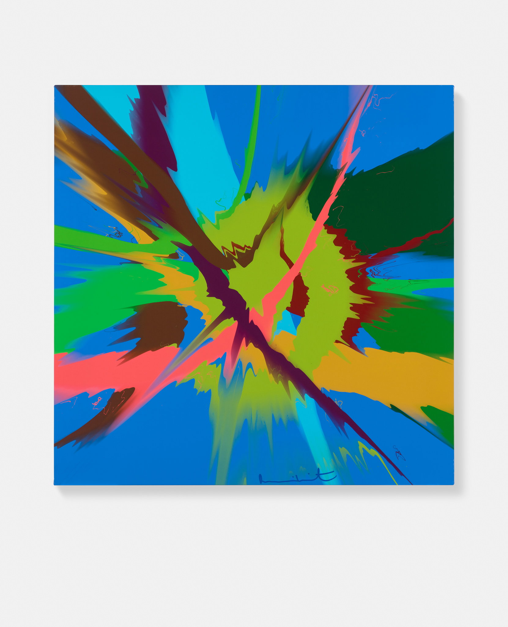 Beautiful, Highly Significant, Almost Half, Rather Ethereal, Soft And Mysterious, Yet Visible Helter Skelter Painting image #1 main image