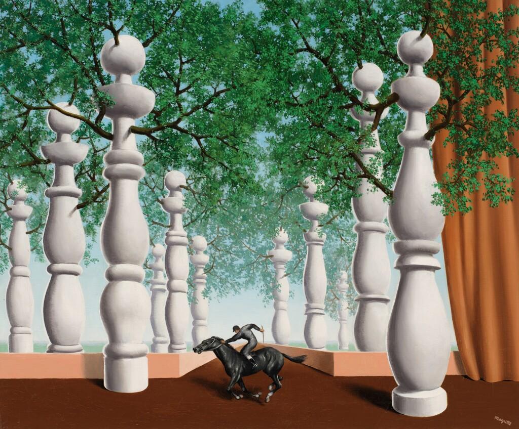 Le Jockey perdu by Rene Magritte sold for $12.34m.
Image courtesy of Sotheby's