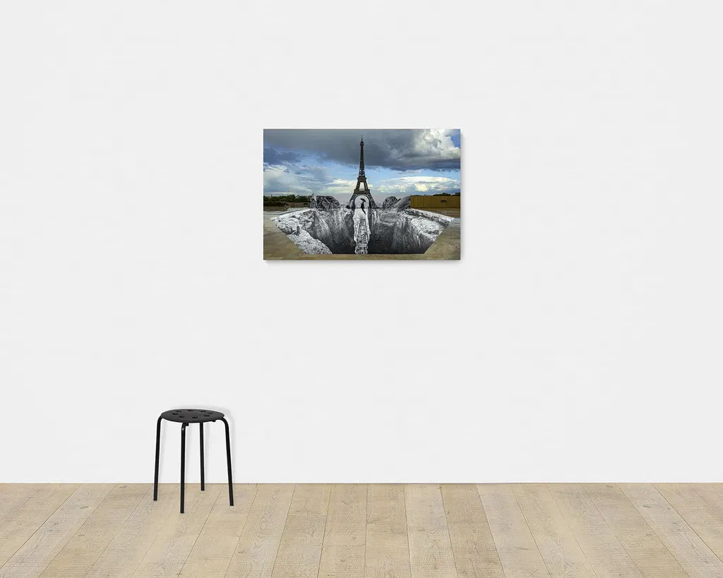 Trompe l'oeil, Les Falaises du Trocadéro, 18 mai 2021, 19h58, Paris, France, 2021 scale image