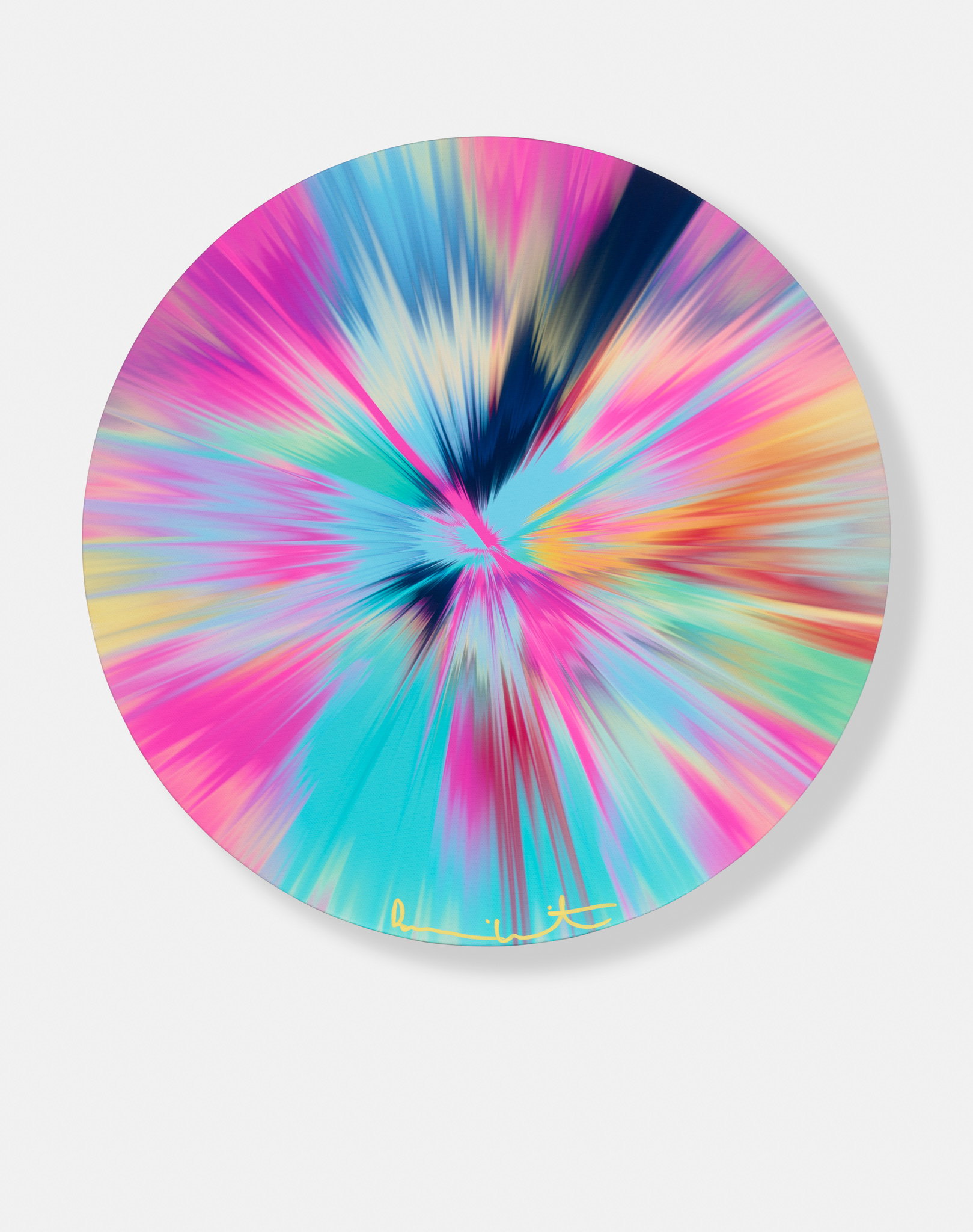 Beautiful, Yet Triumphant, Self-Devoting, Ever Watchful, Unspoiled And Pure-Hearted Vapor Painting image #1 main image