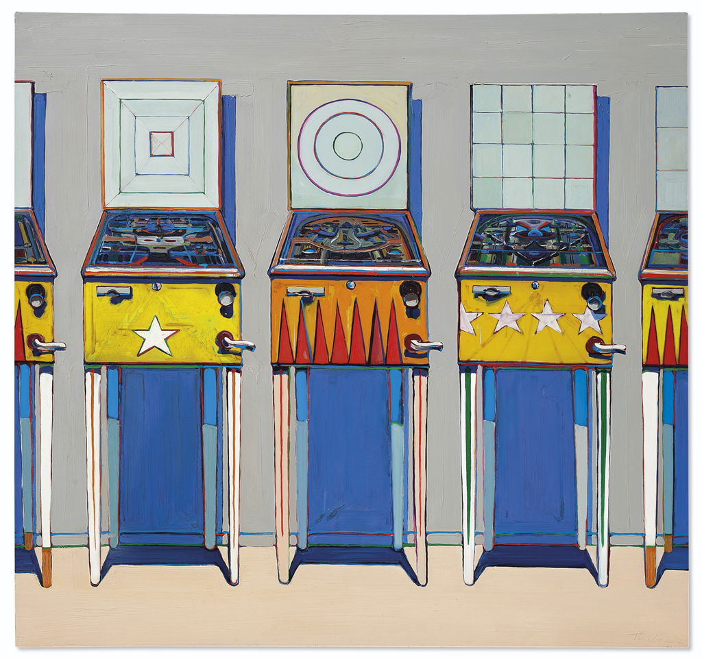 Four Pinball Machines. Image courtesy of Christie's
