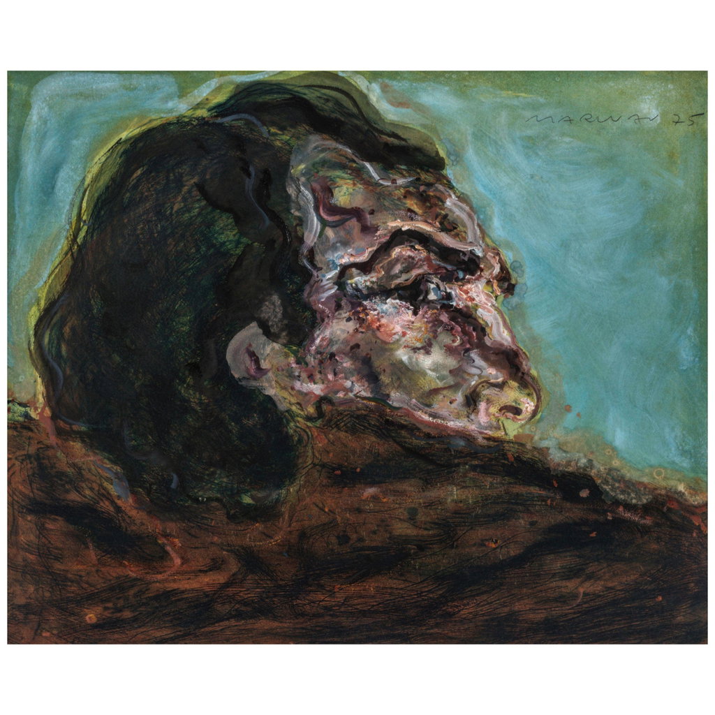 Untitled (No. 143) by Marwan Kassab Bachi sold for $70,500 (1628% above estimate). Image courtesy of Bonhams