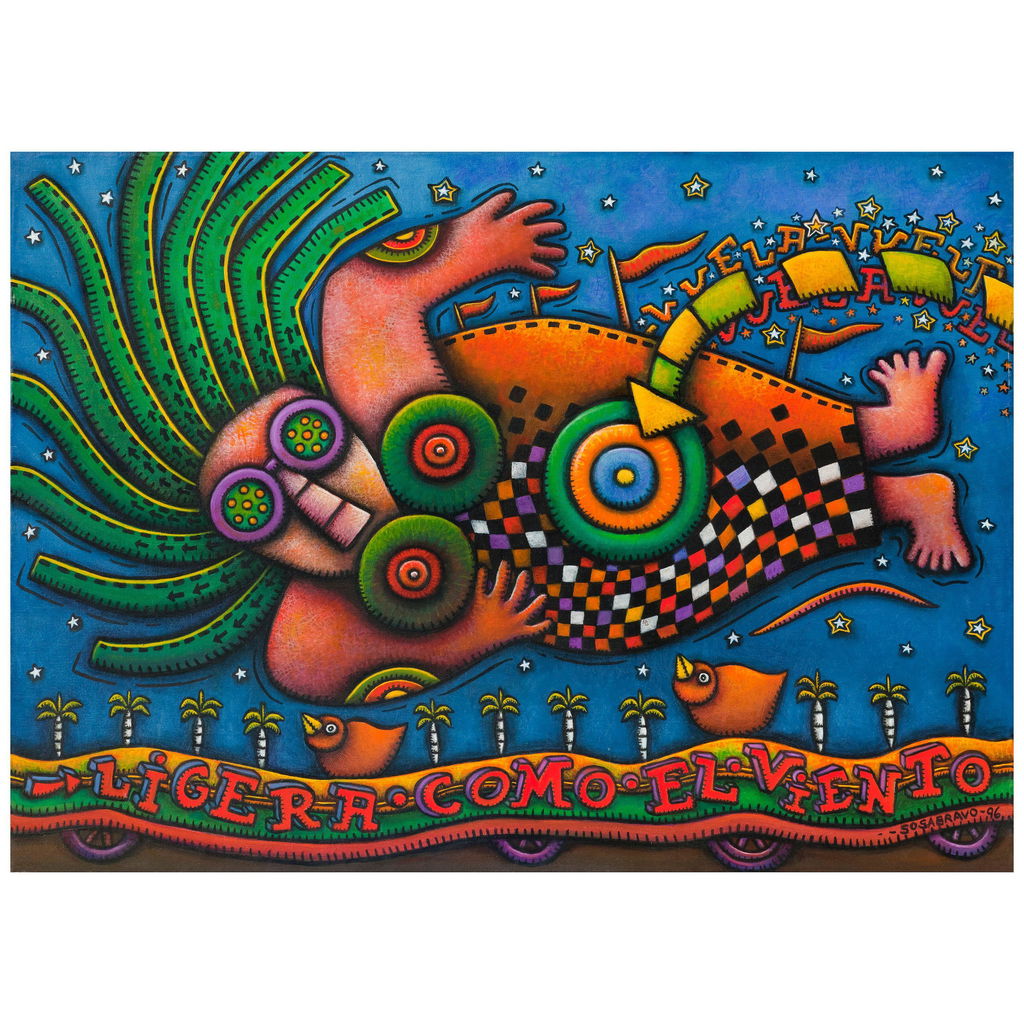 Light as the Wind by Alfredo Sosabravo sold for $16,600 (232% above estimate). Image courtesy of Bonhams