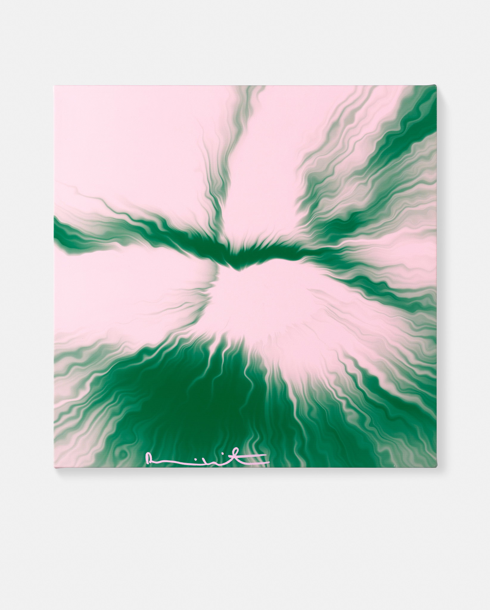 Beautiful, Beautifully Rendered, Unselfish And Sincere Bursting River Painting image #1 main image