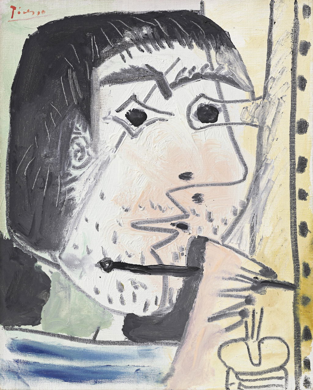 Le Peintre (Tête). Image courtesy of Christie's