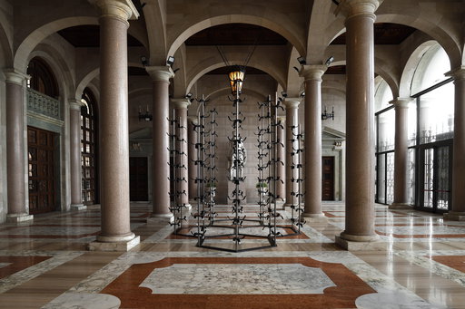 The grammar of the invisible: Pamela Diamante at Pinacoteca Metropolitana Corrado Giaquinto in Bari