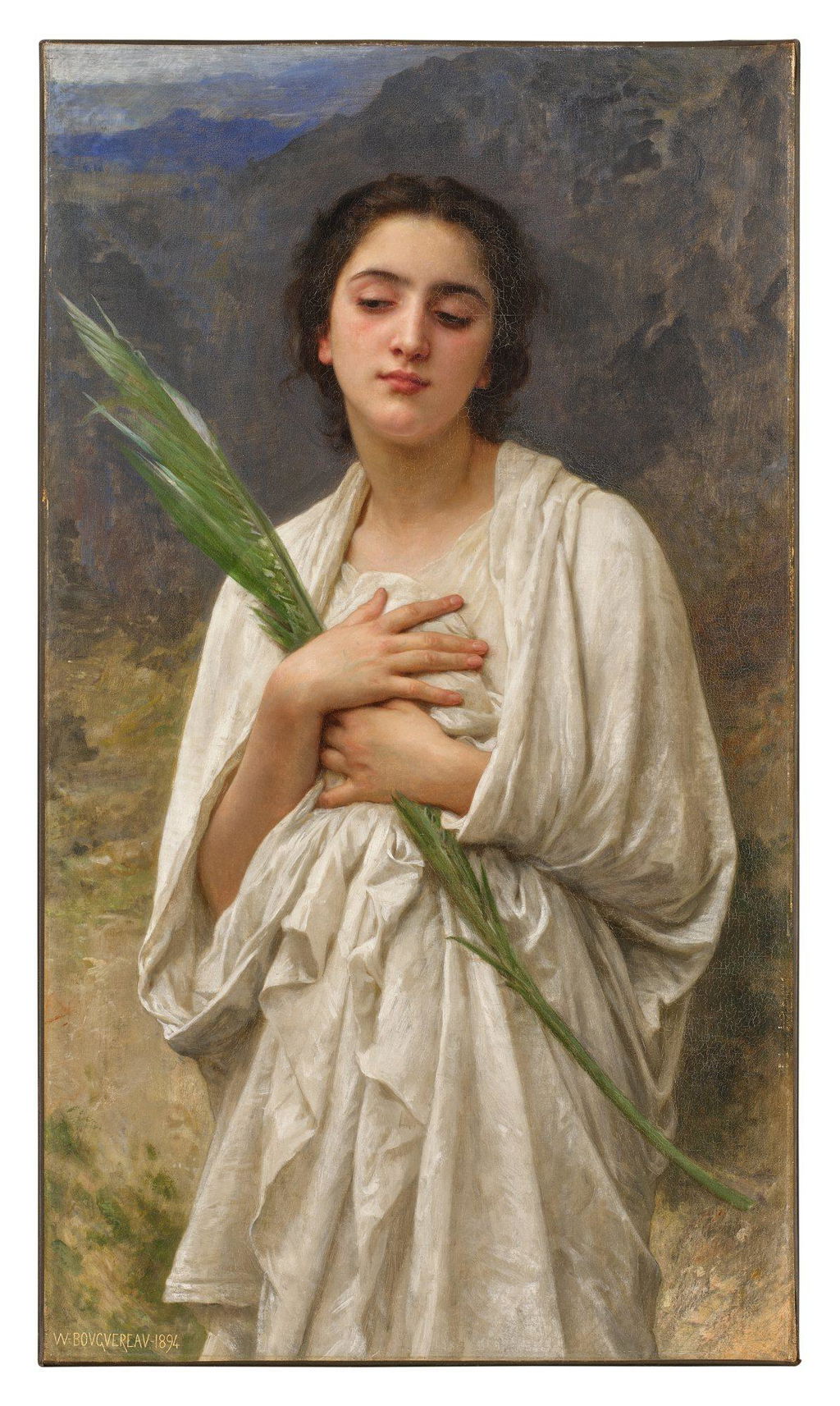 The Palm Fronde (La Palme) by William Adolphe Bouguereau sold for $381,000.
Image courtesy of Sotheby's