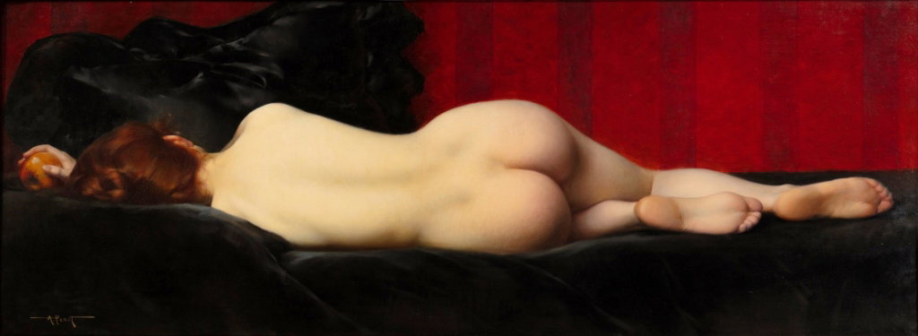 La Fille d'Eve by Albert Pinot sold for $295,400. Image courtesy of Sotheby's