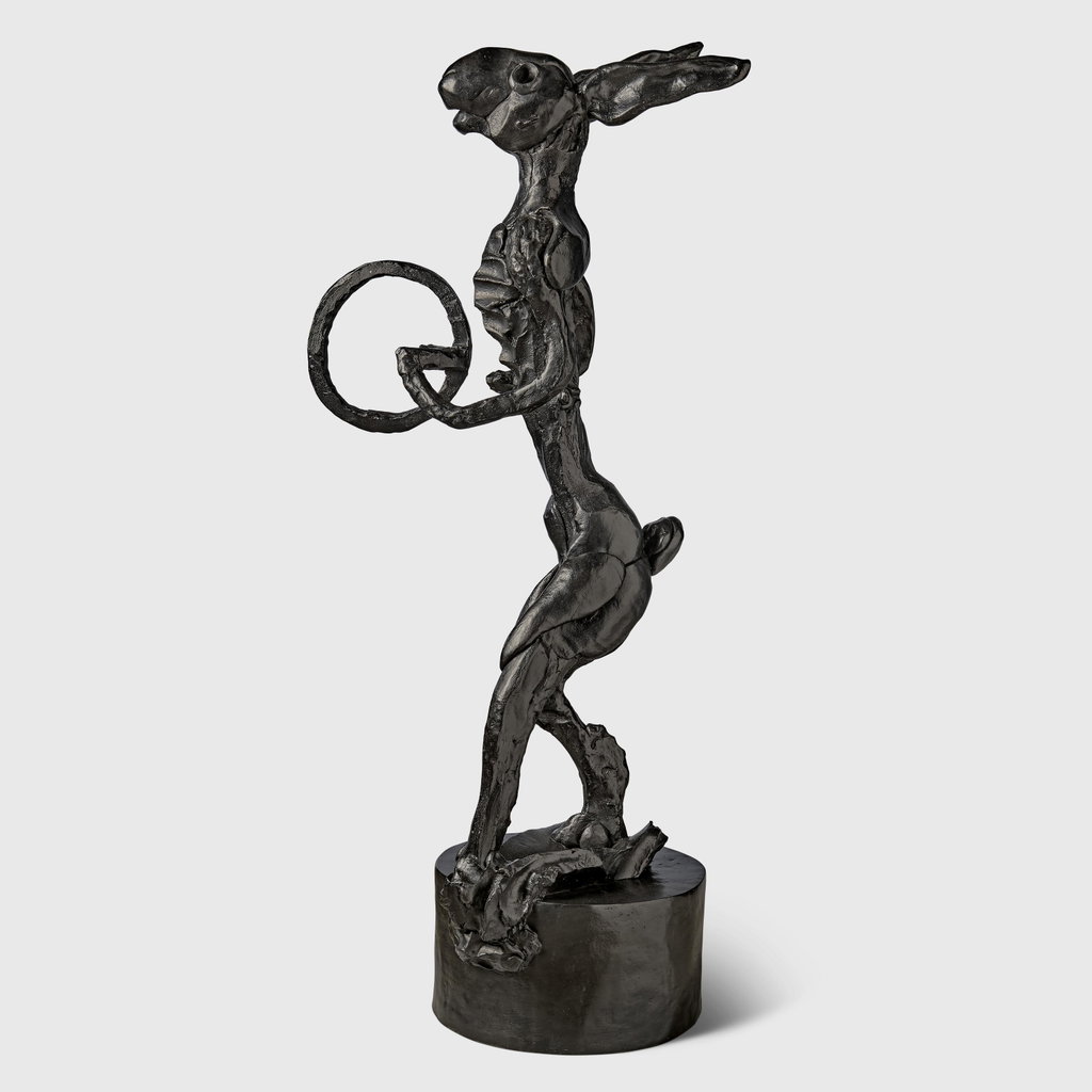 Awe by Barry Flanagan estimated at $132,100 (low) to $198,100 (high). Image courtesy of Christie's