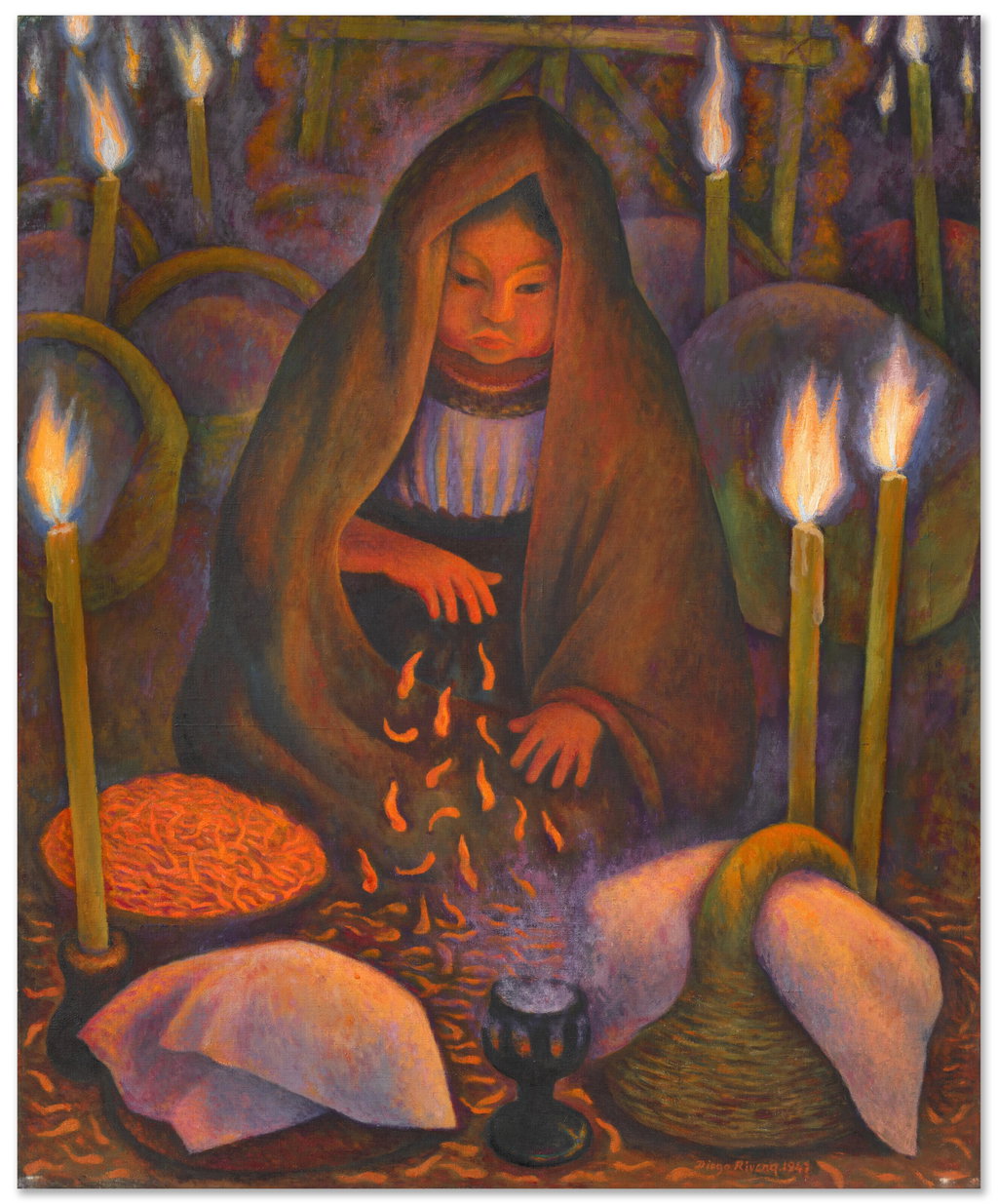 La ofrenda de Janitzio. Image courtesy of Christie's