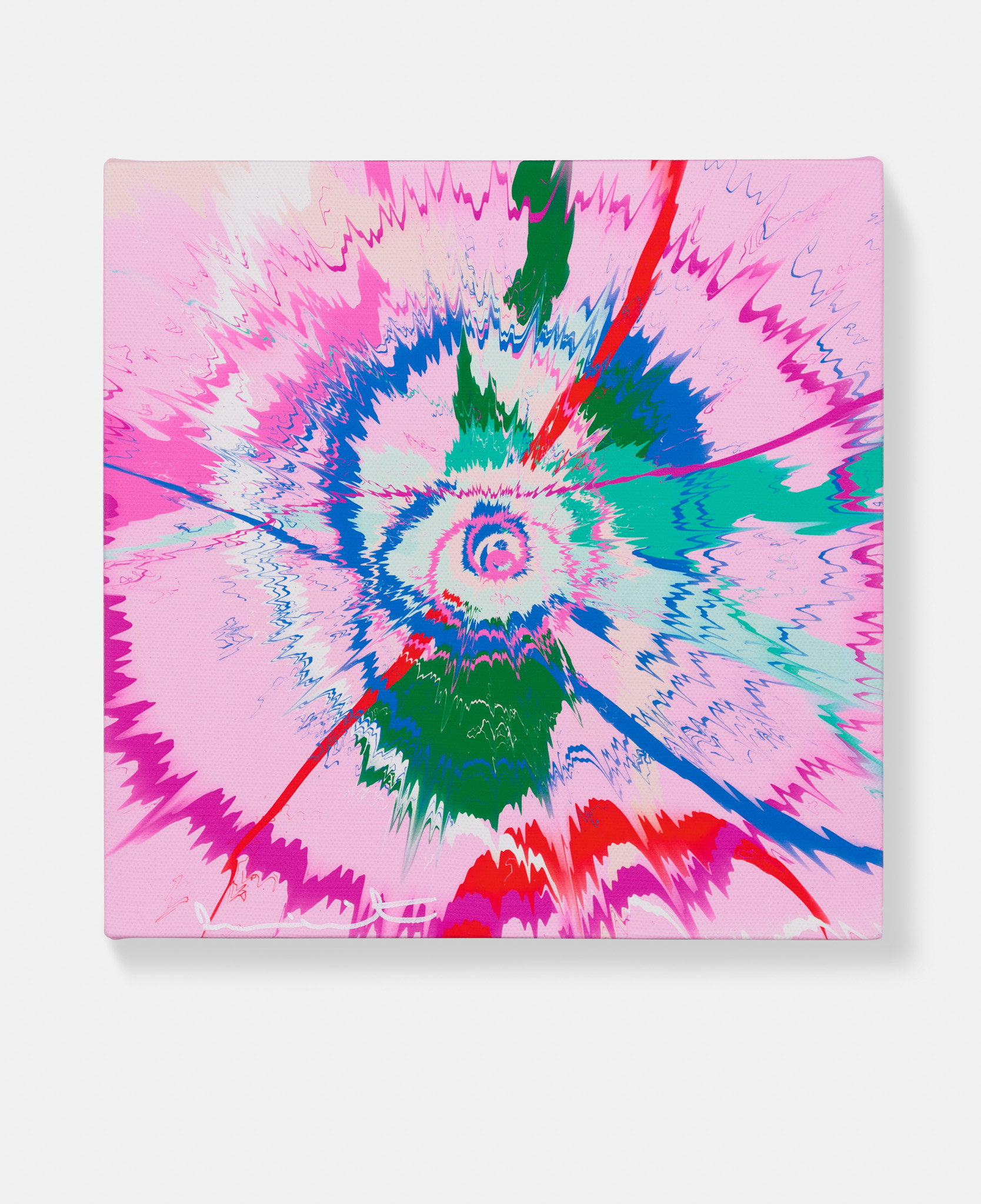 Beautiful, Cirrus-Streaked, Richly Laden Gyration Painting image #1 main image