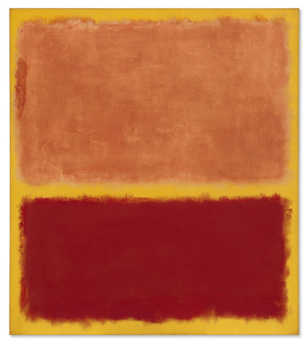 No. 31 (Yellow Stripe) by Mark Rothko sold for $62.16m.
Image courtesy of Christie's