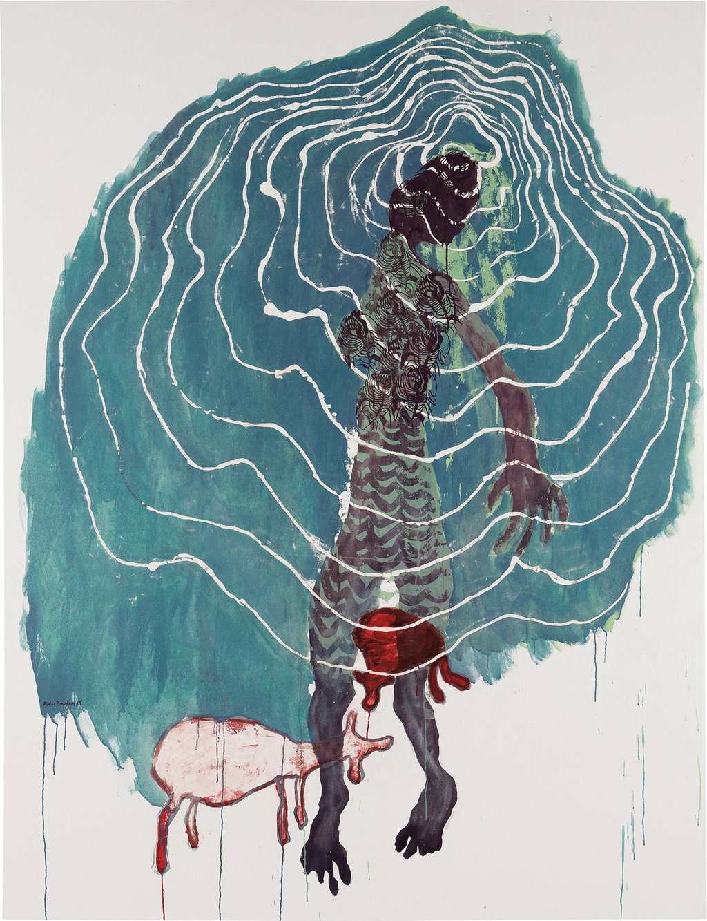 Arising from the Unknown (2019). Sold for $211,900 in 2020. Image courtesy of Phillips