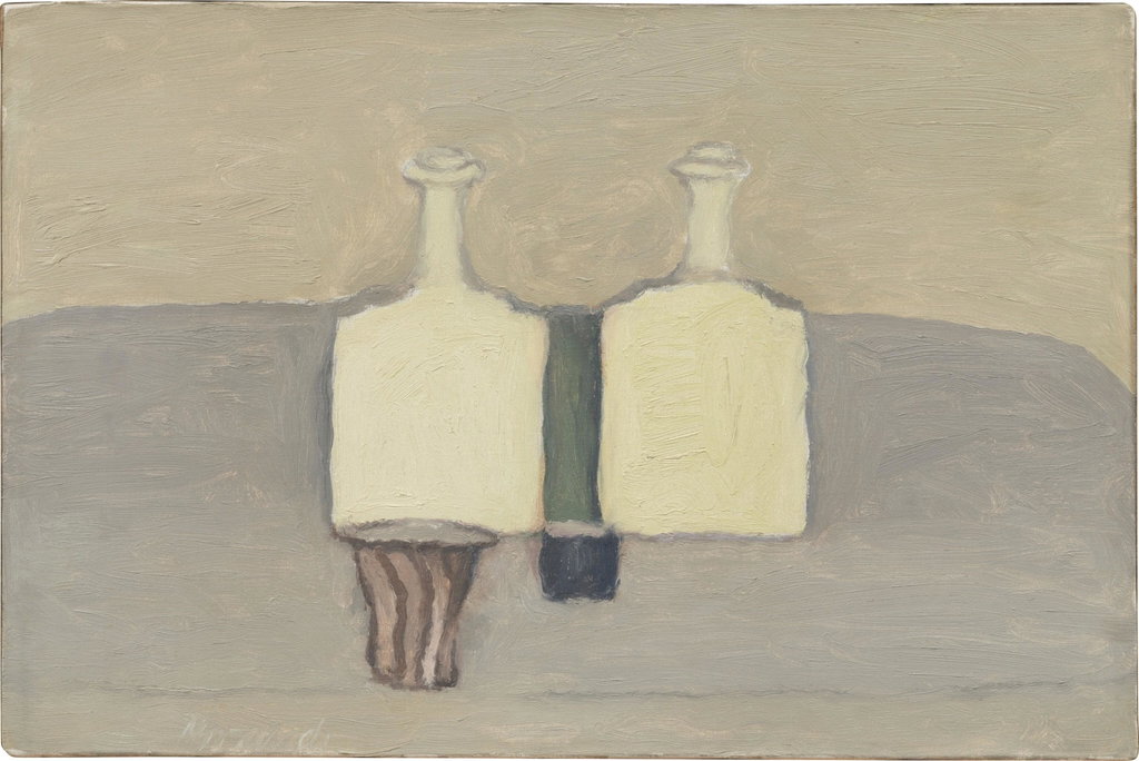 Natura morta by Giorgio Morandi estimated at $823,100 (low) to $1.18m (high). Image courtesy of Sotheby's