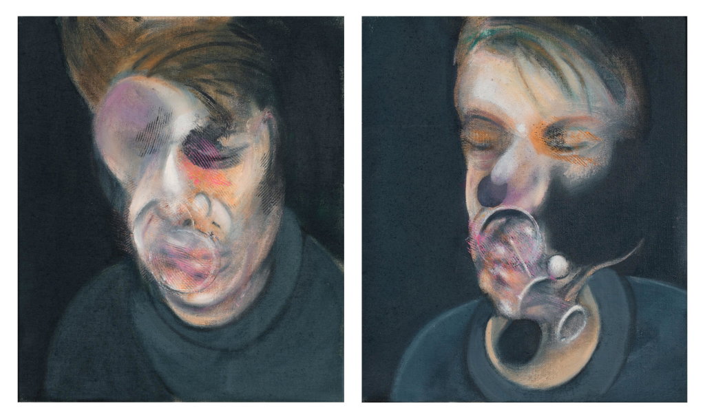 Two Studies for Self-Portrait. Image courtesy of Sotheby's