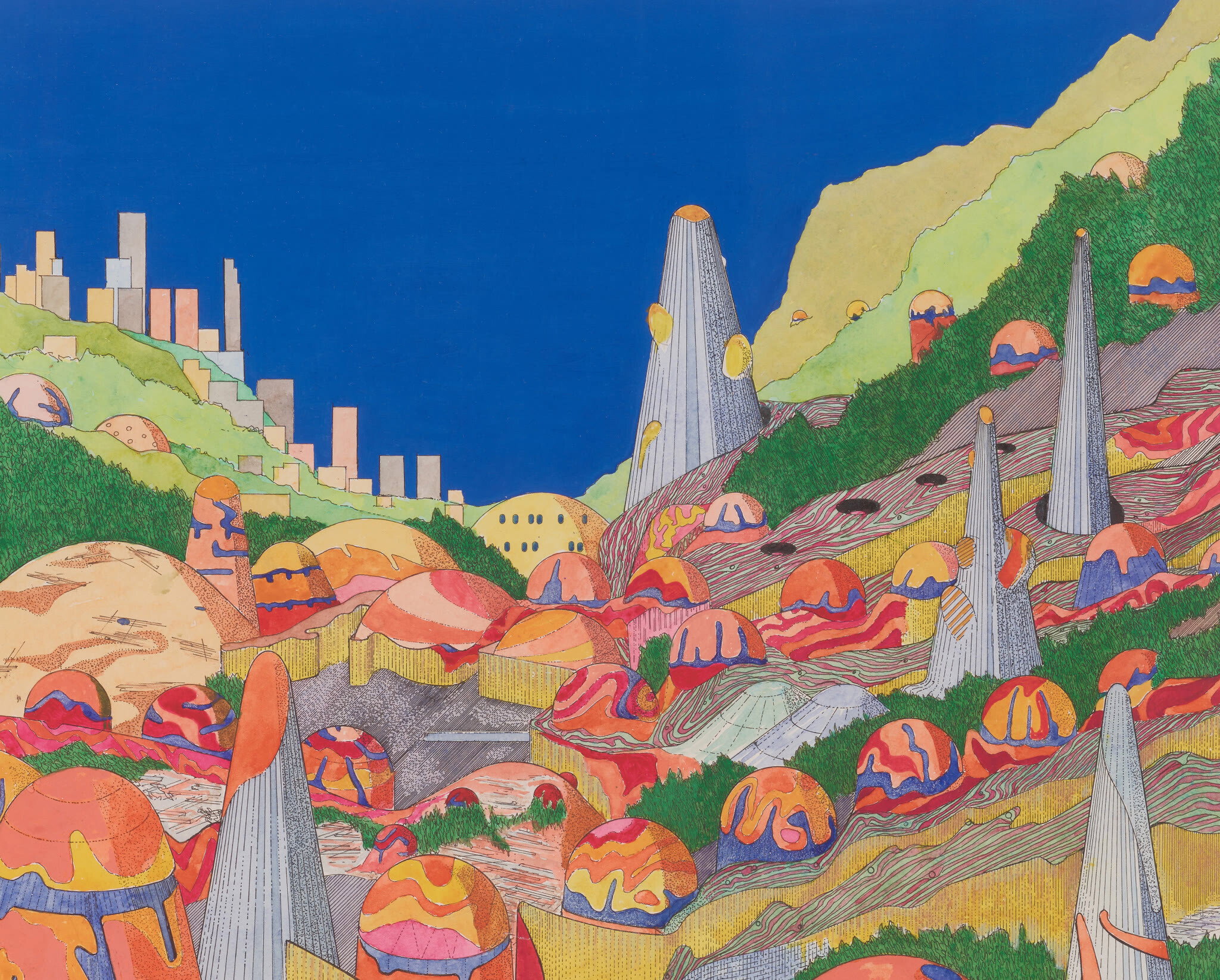Peter Loewy　Drawings　限定500部 Bubble Suburb | HENI Editions