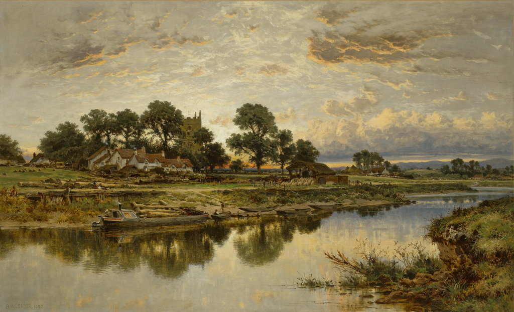 Kempsey Church on the River Severn. Image courtesy of Christie's