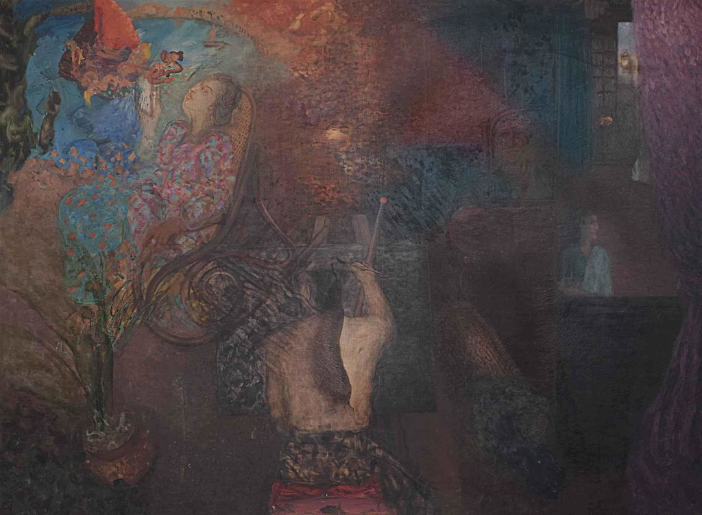 Easel Painting (1989). Sold for $52,300 in 2013. Image courtesy of Christie's