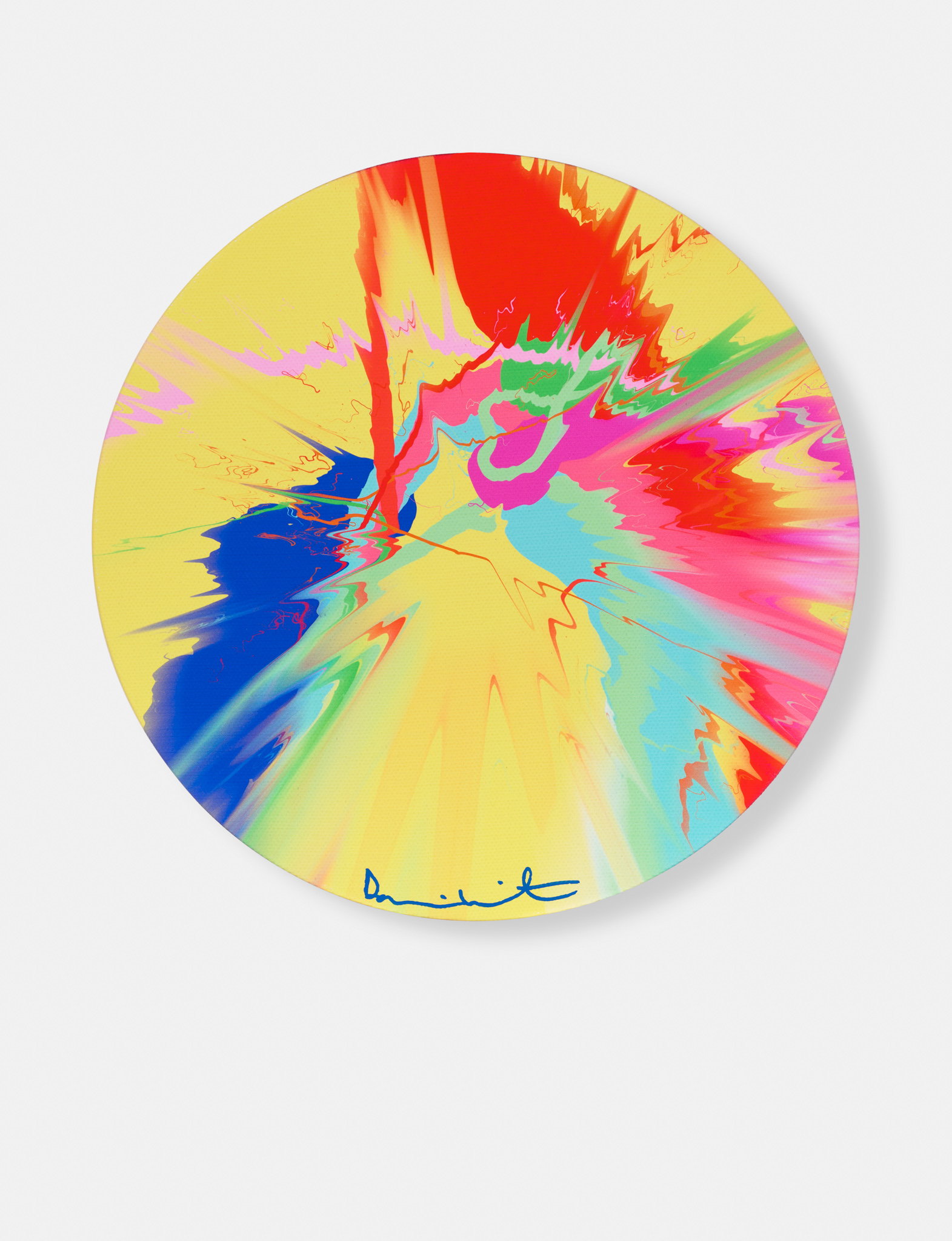 Beautiful, Carefully Formulated, Overclouded Helter Skelter Painting image #1 main image