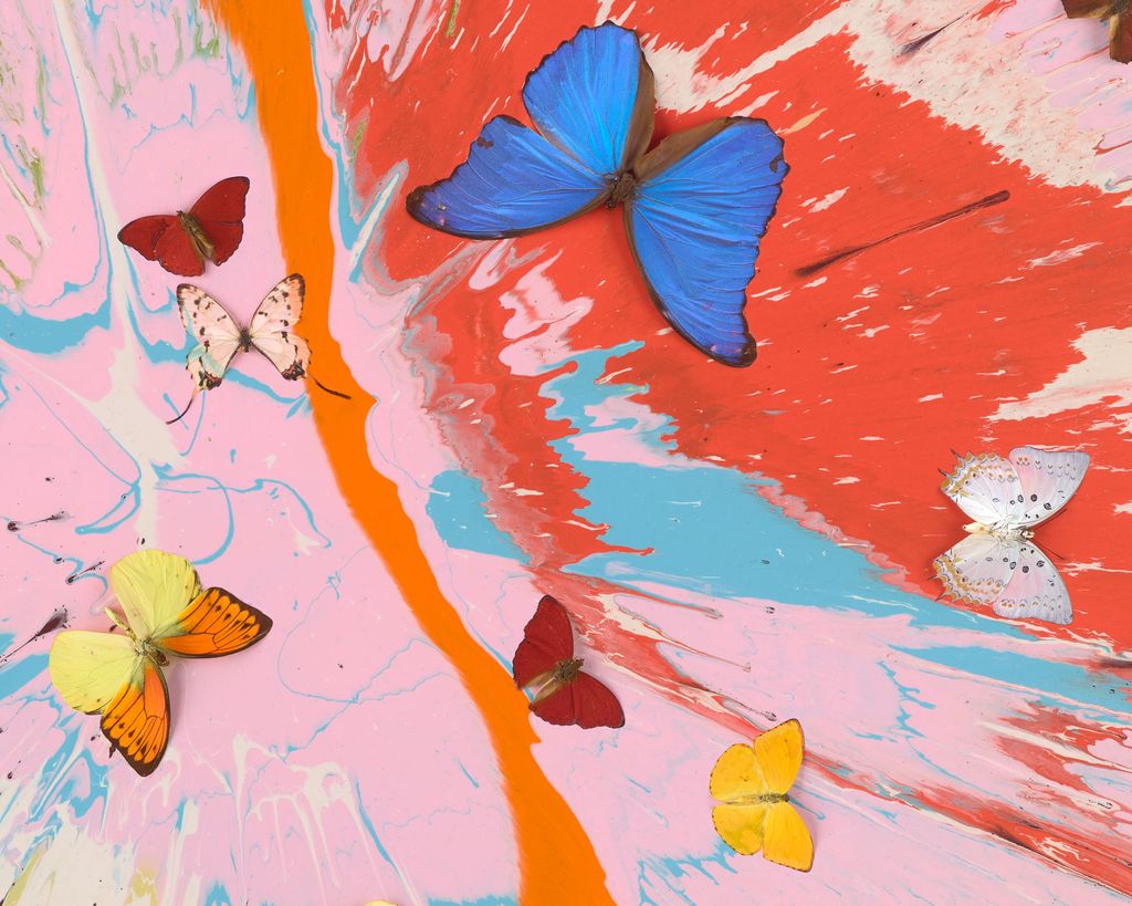 Beautiful Temple of Love Painting (with Butterflies) 4