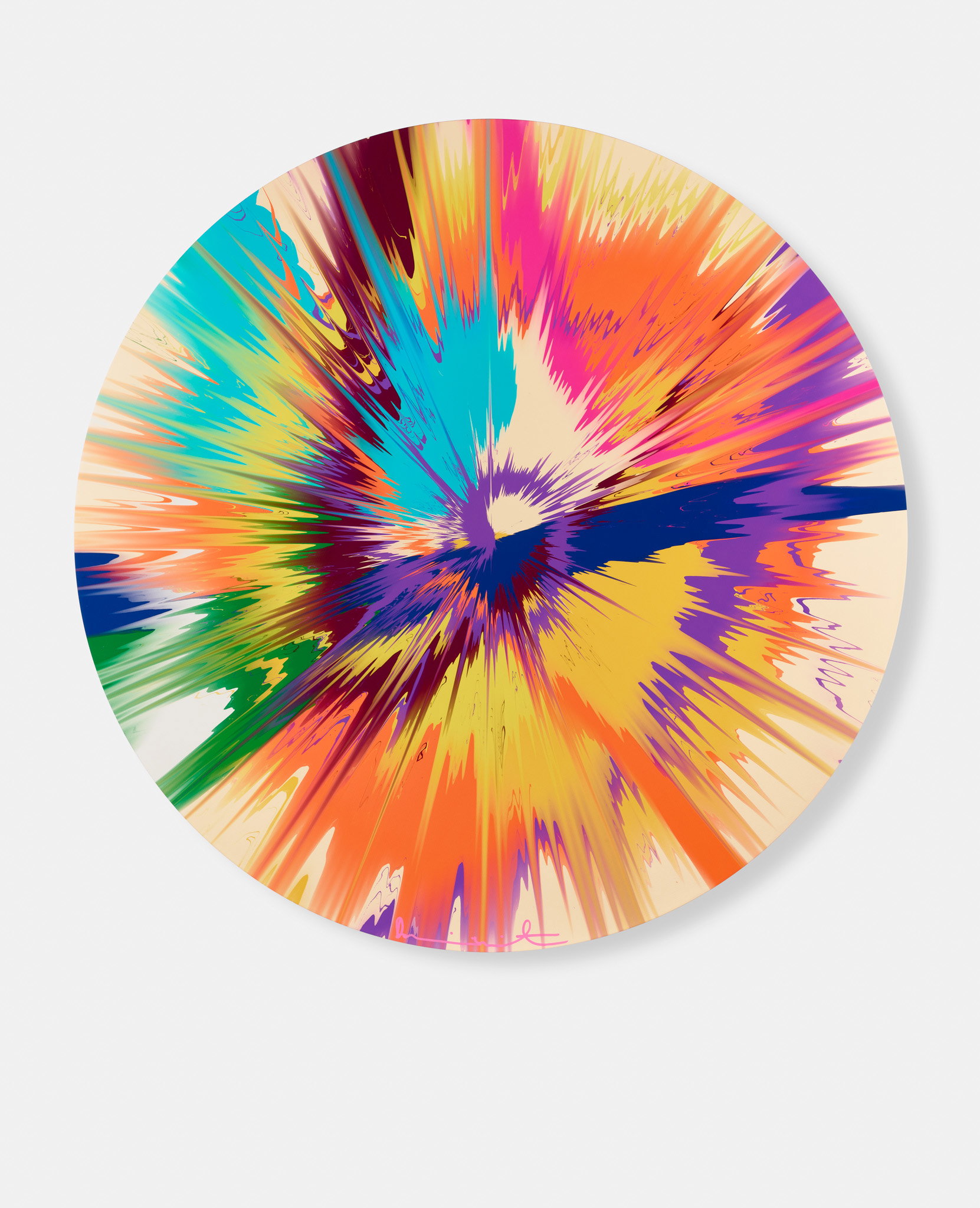 Beautiful, How Brilliant, Truly Poetical, Though Highly Divergent, Less Wonderful Vapor Painting image #1 main image
