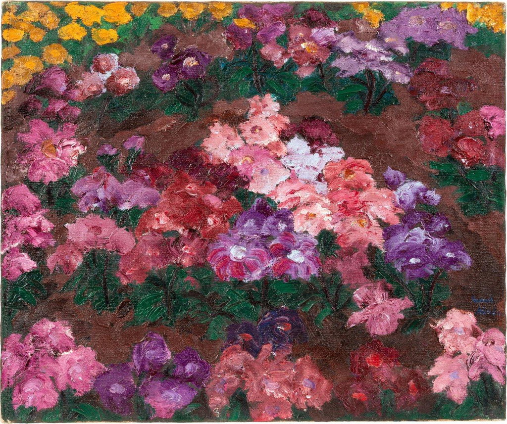 Astern by Emil Nolde estimated at $698,200 (low) to $931,000 (high). Image courtesy of Grisebach 