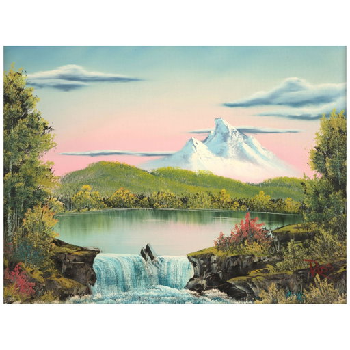 Bob Ross Work Heads to Auction