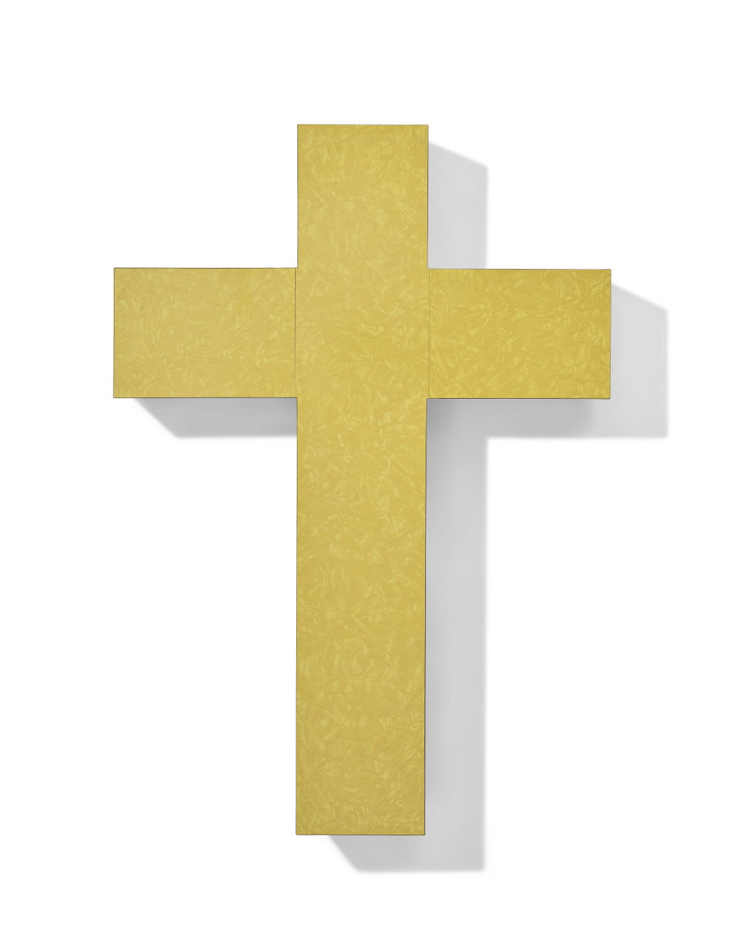 Untitled (Yellow Cross). Image courtesy of Christie's