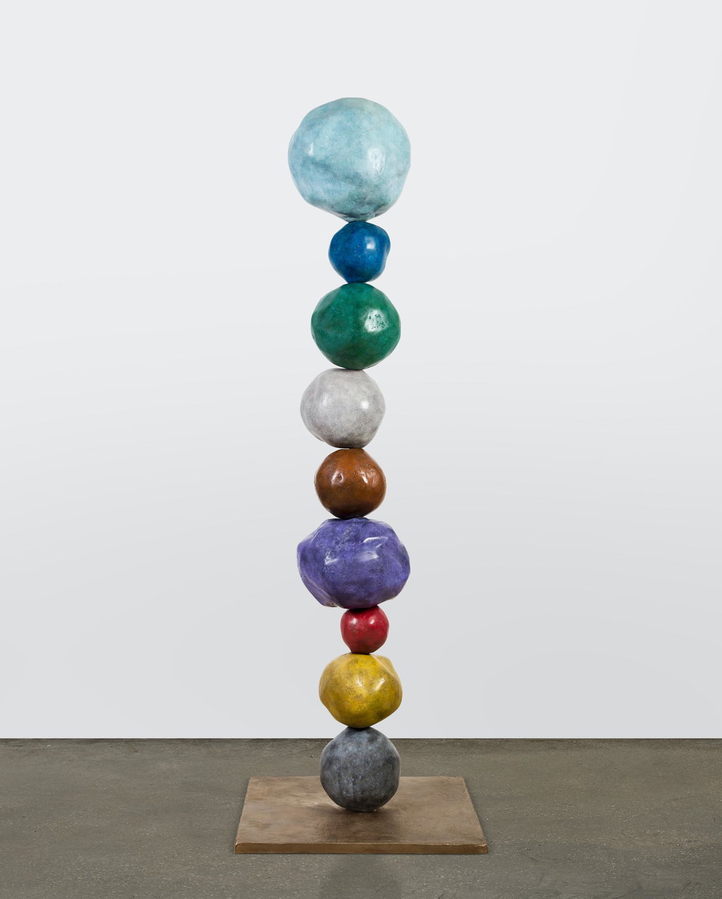 Bronze Stack 9, Copper Blue. Image courtesy of Christie's