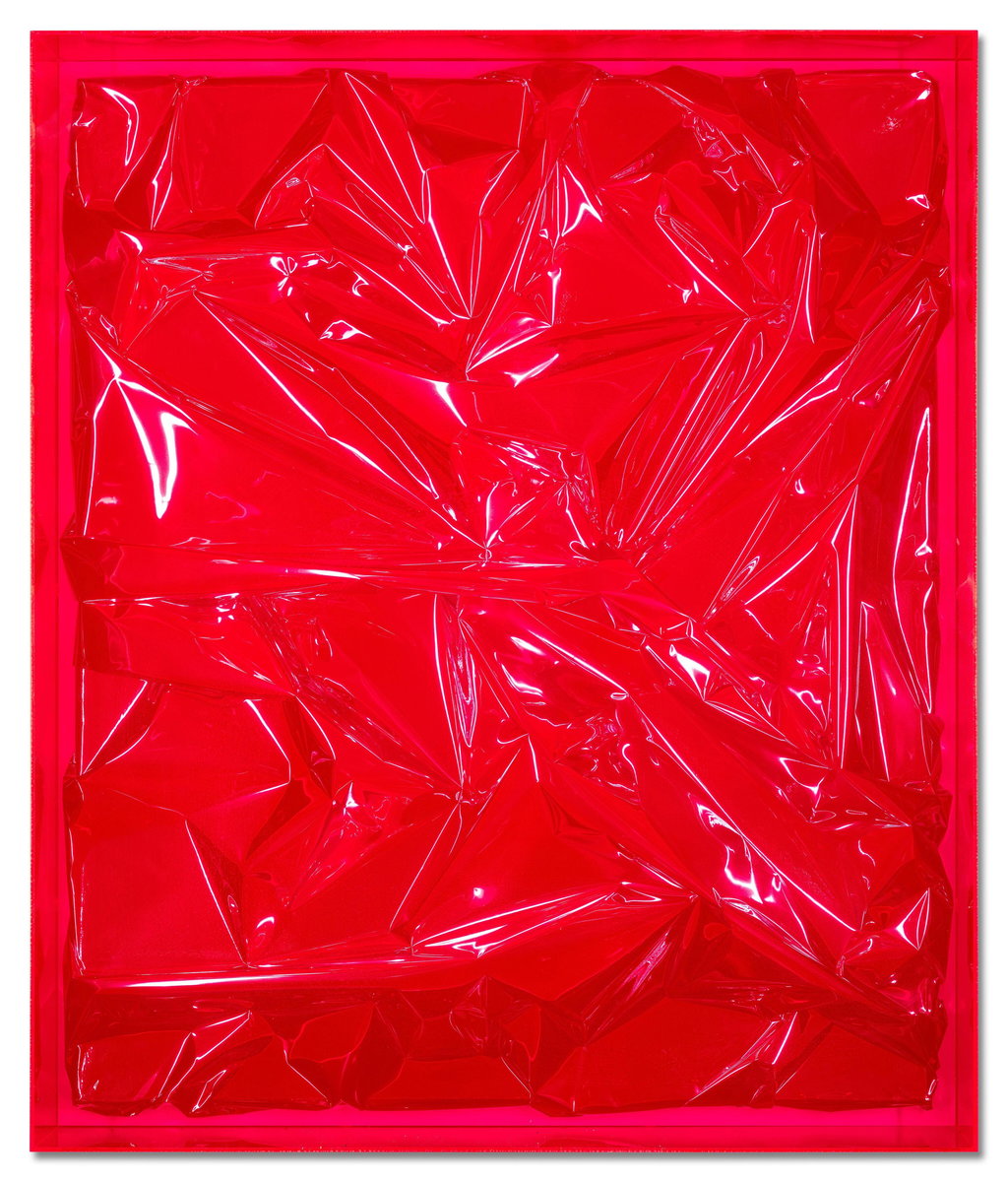 Untitled by Anselm Reyle sold for $42,700 (214% above estimate). Image courtesy of Sotheby's