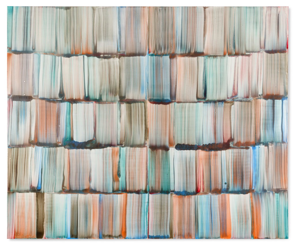 Sens by Bernard Frize sold for $162,600. Image courtesy of Christie's