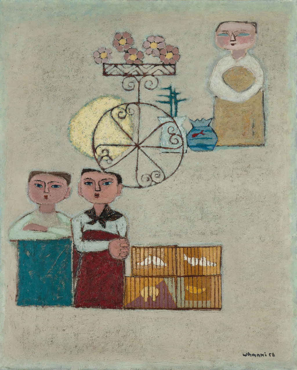 Kim Whanki Work with $1.4m Estimate Heads to Auction