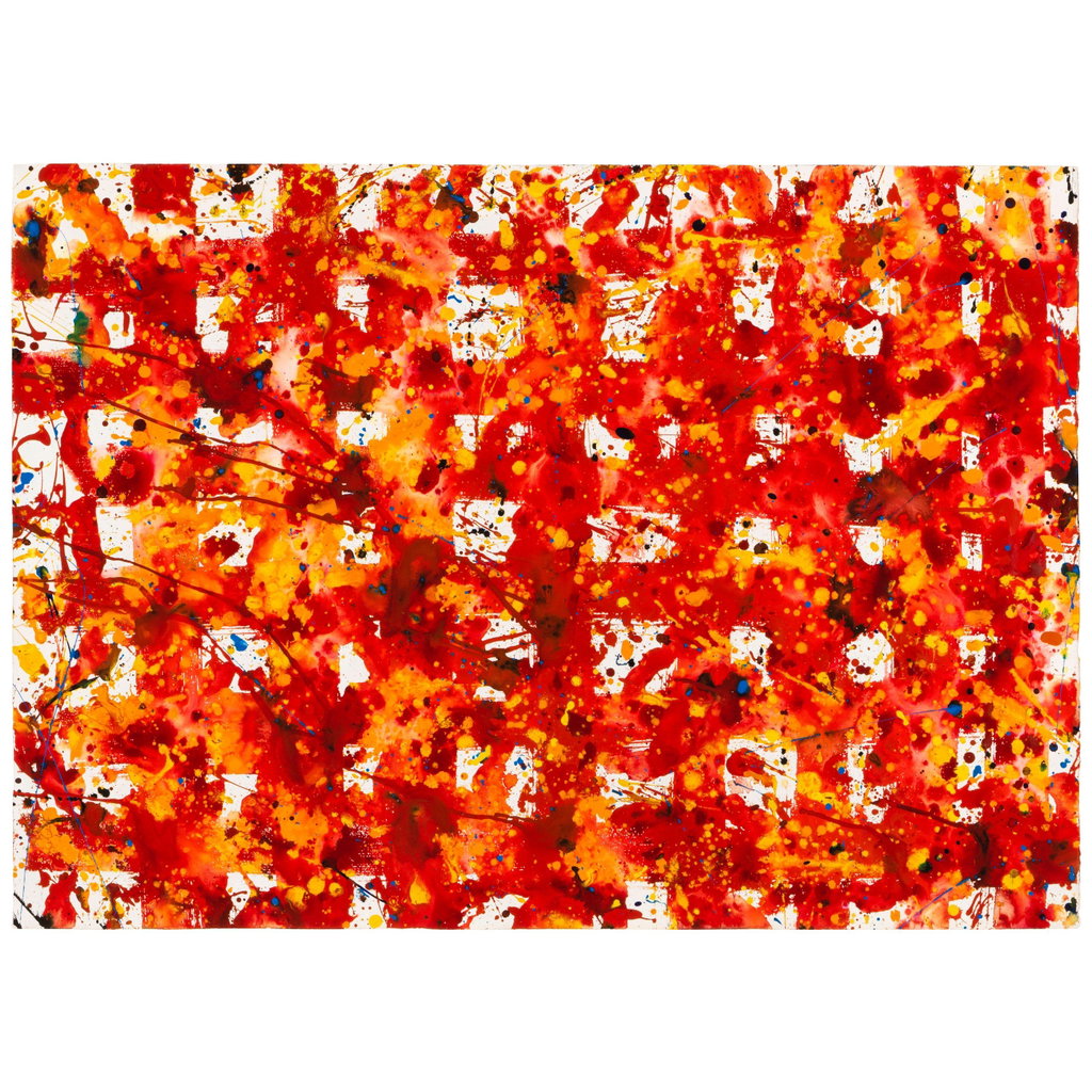 Untitled by Sam Francis sold for $64,000. Image courtesy of Bonhams