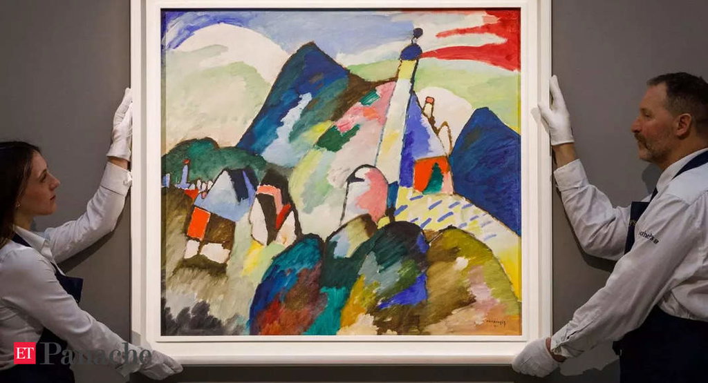 Wassily Kandinsky's 'Murnau Mit Kirche II' to be auctioned in London alongside Munch and Kupka