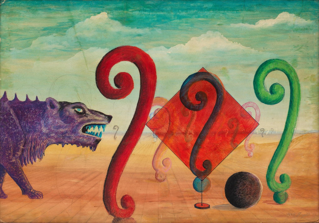 War (1973). Sold for $35,900 in 2024. Image courtesy of Bonhams