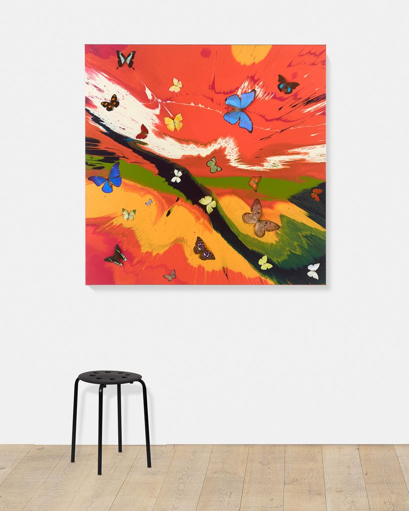 Beautiful Twin Flame Painting (with Butterflies) scale image