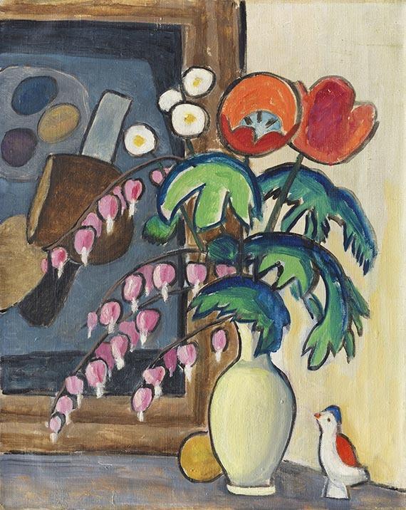 Stillleben mit Sommerblumen by Gabriele Munter sold for $180,900.
Image courtesy of Ketterer Kunst