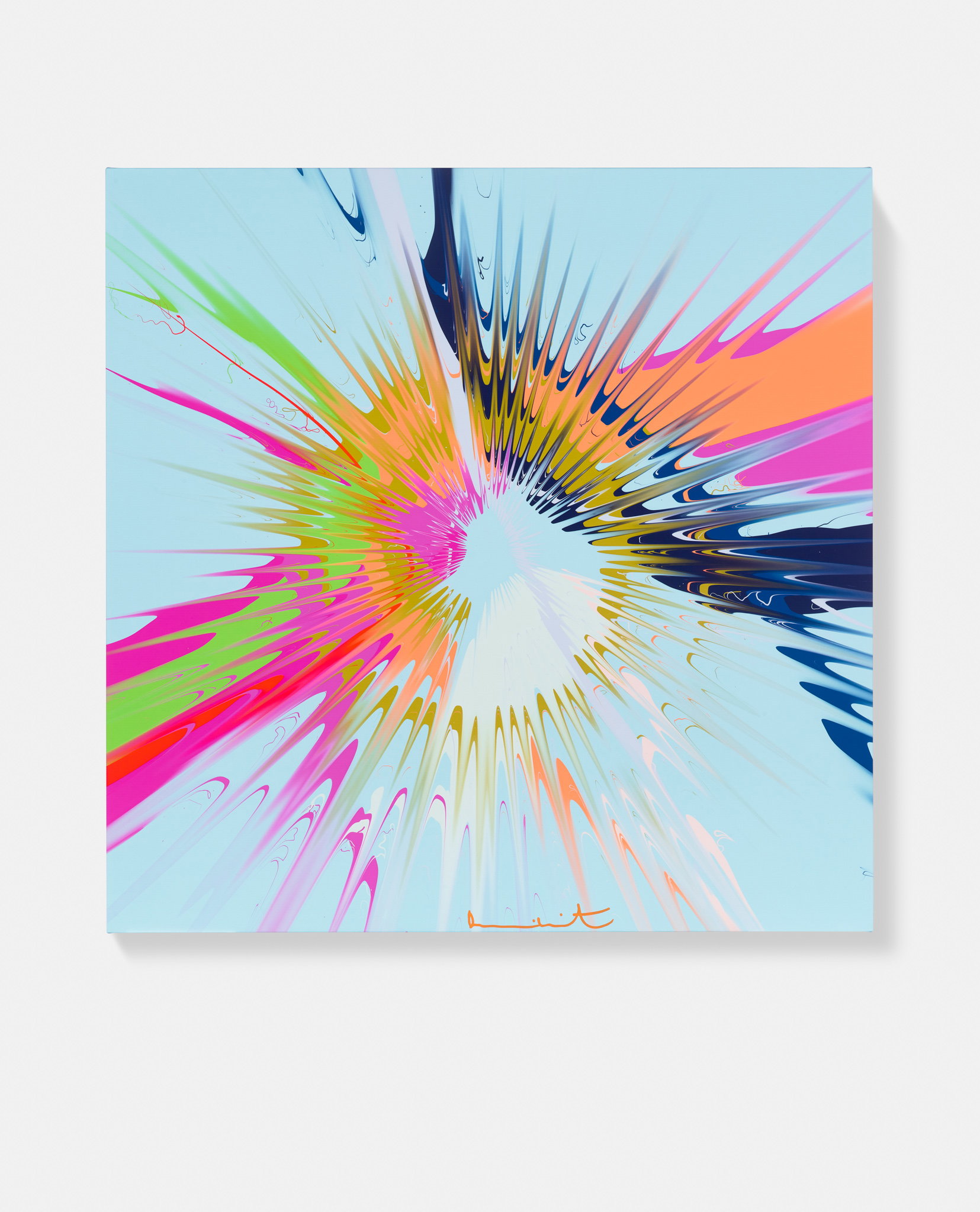 Beautiful, Notoriously Important, Self Assured, Unchangeable And Divinely Beneficent Explosion Painting image #1 main image