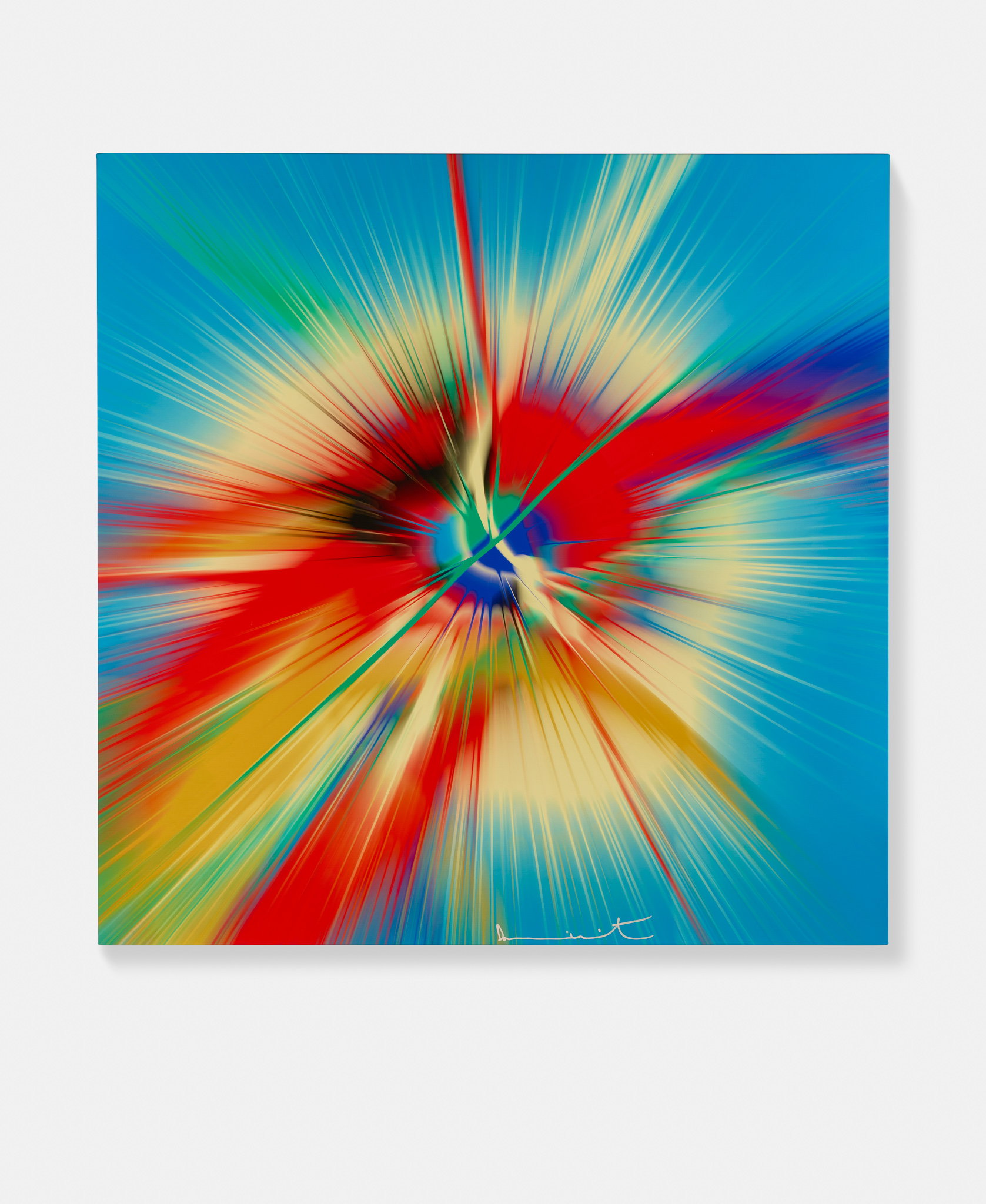 Beautiful, Almost Insincere, Somewhat Dishearteningly Humorous, Singularly Happy Merry-go-round Painting image #1 main image